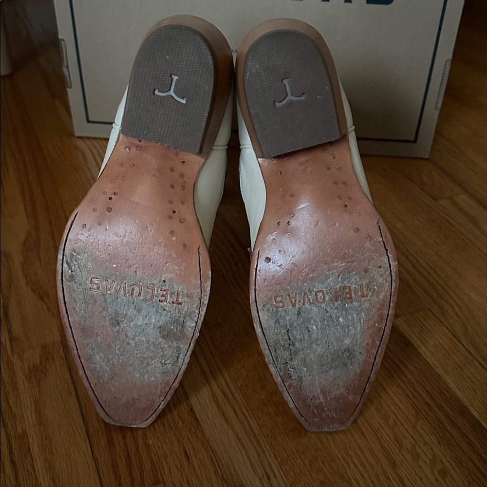 Tecovas Sadie Bone Floral Meadow Cowgirl Boots 8.5 - Picture 7 of 11